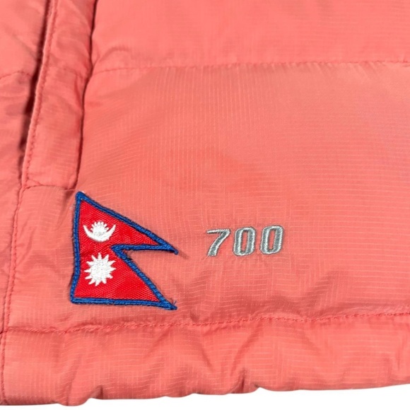 The North Face 700 Nuptse Down 7 Summits Full Zip Puffer Vest Pink - Picture 4 of 7